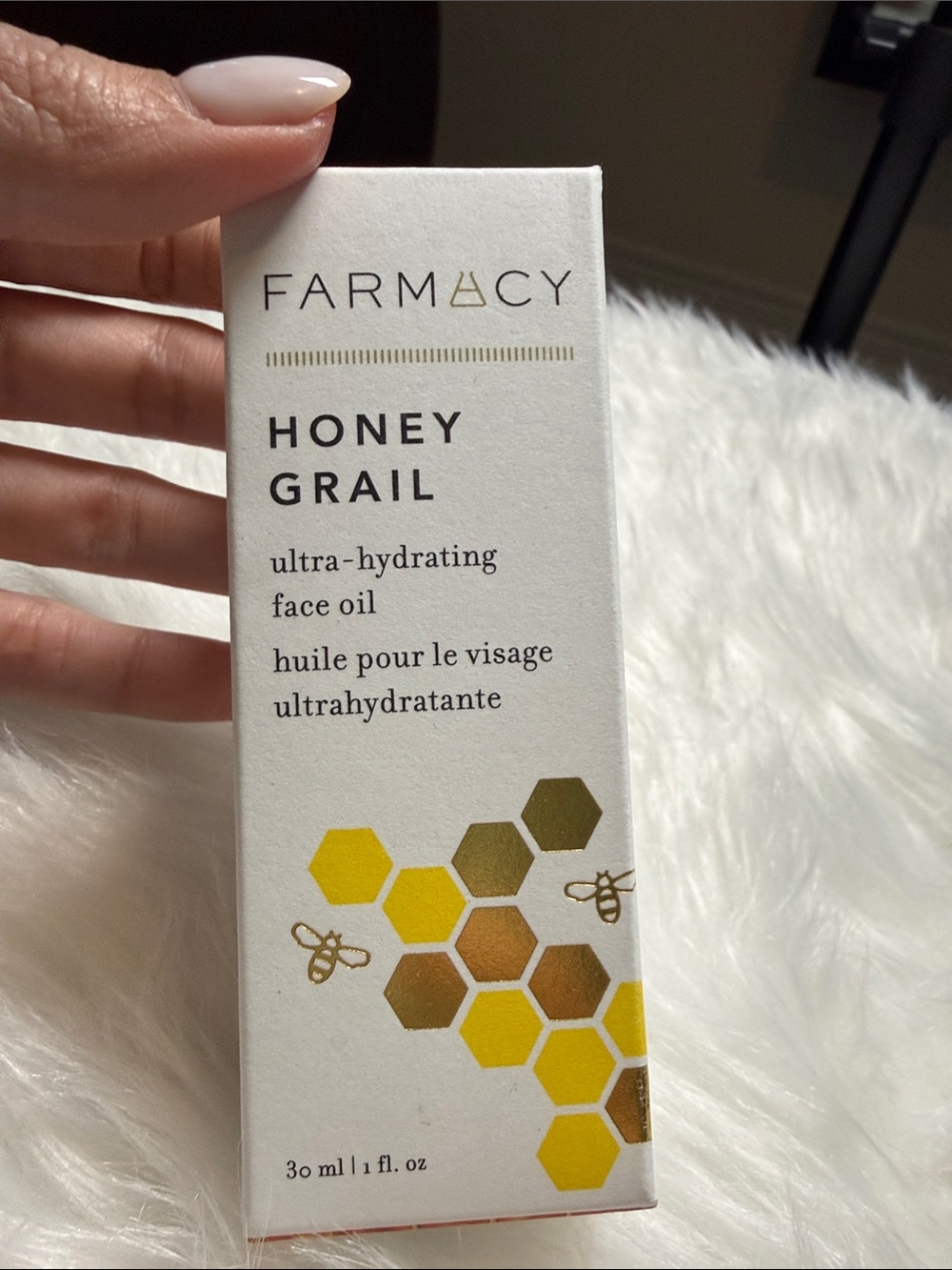 Farmacy Honey Grail Face Oil - White & Yellow Packaging